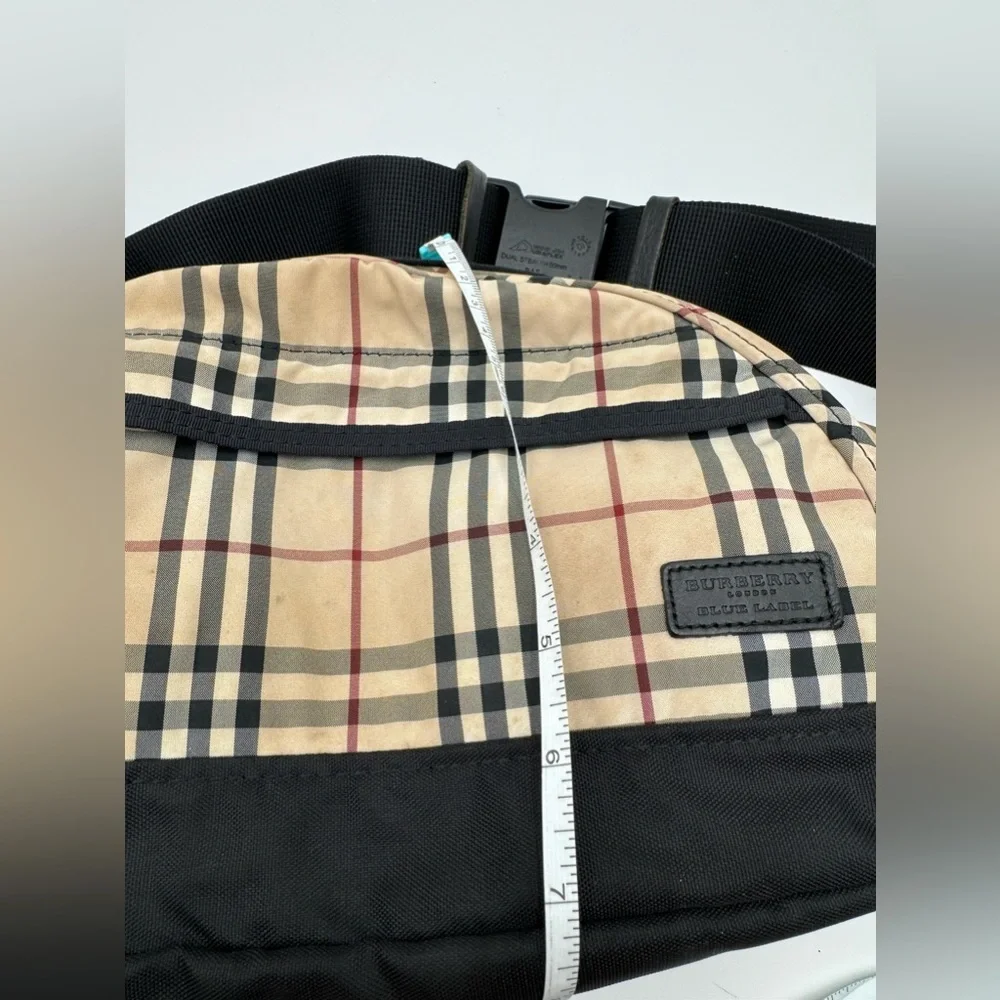 Burberry Blue Label -Authentic-Bumb / Waist Bag / Belt Bag Large - Picture 14 of 16